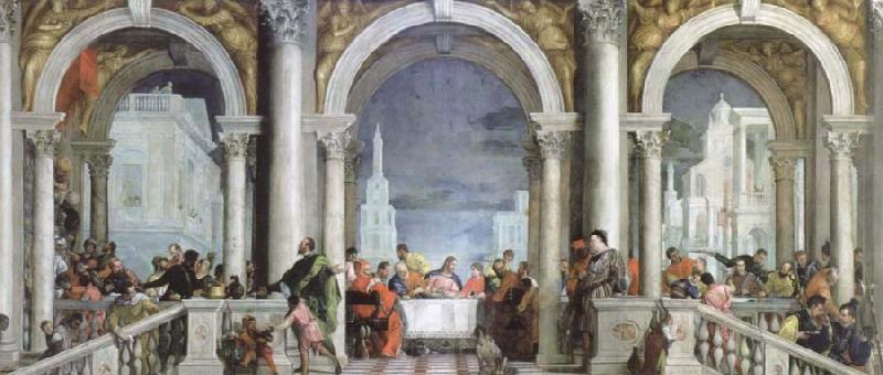 Paolo Veronese feast in the house of levi Norge oil painting art